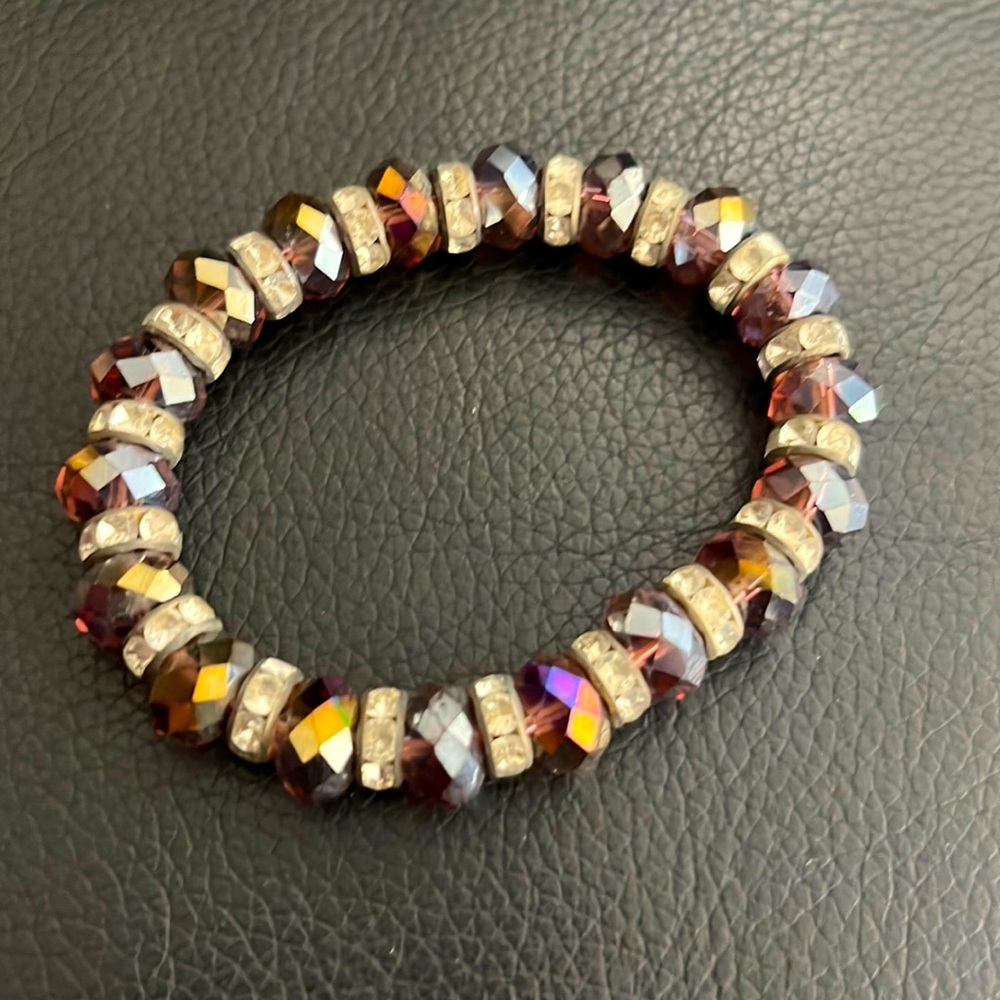 Stretch crystal bracelet. NWT.
